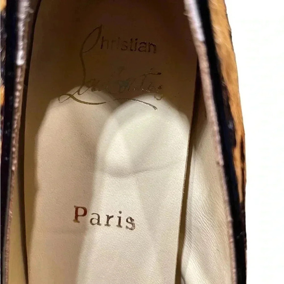 Christian Louboutin Daffodile  Cheetah Print High Heels Size 38 - Picture 9 of 15